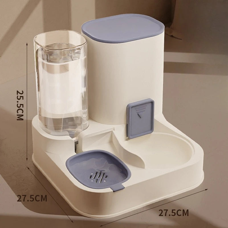 The 24/7 Auto-Refill Station: Exquisite Pet Bowl & Constant-Flow Fountain