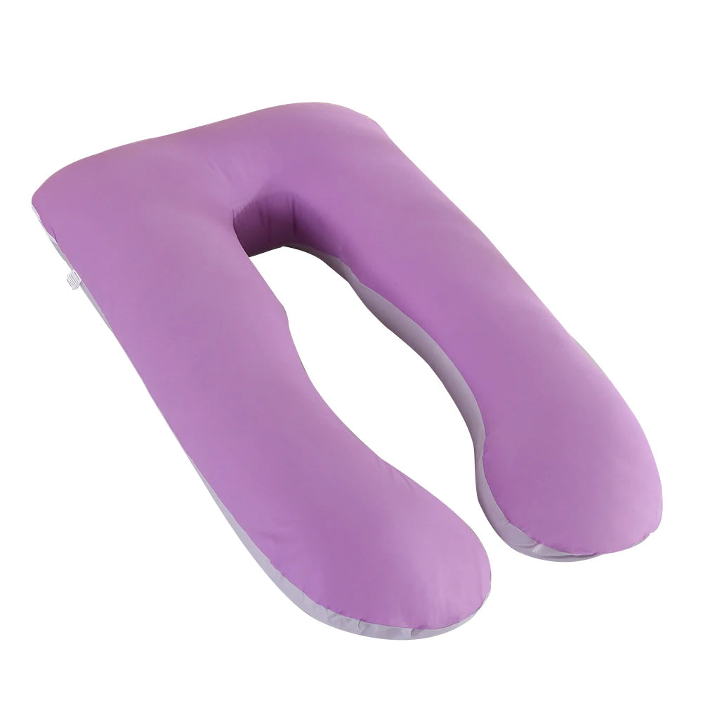 Premium Maternity & Nursing Pillow Case: Ultra-Soft Cotton U-Type Cover