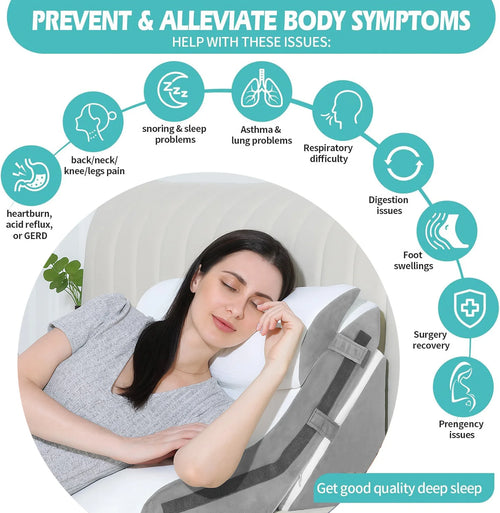 20-in-1 Orthopedic Wedge System | Modular Memory Foam Recovery Set