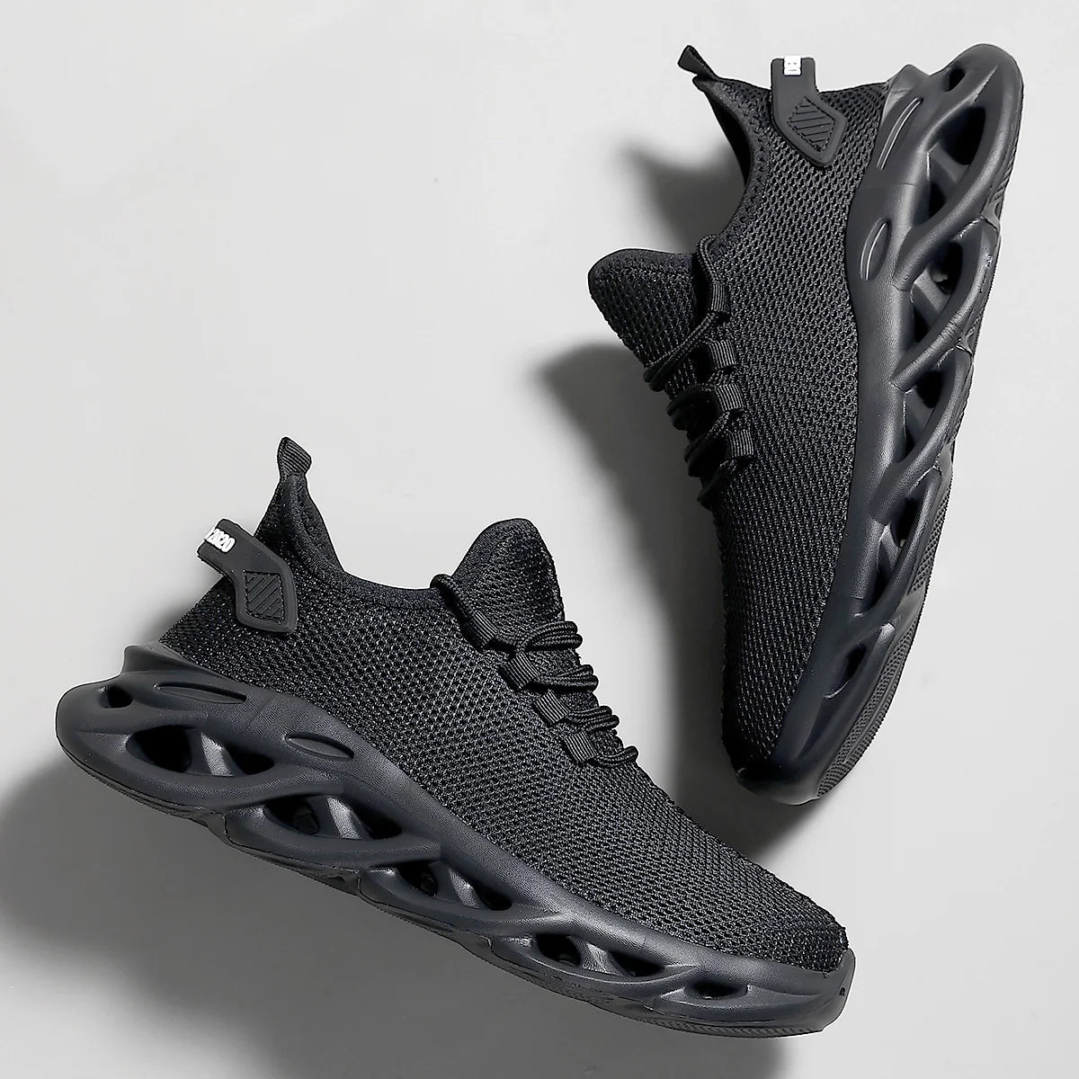 Unisex Breathable Mesh Sneakers with 3cm Height Advantage