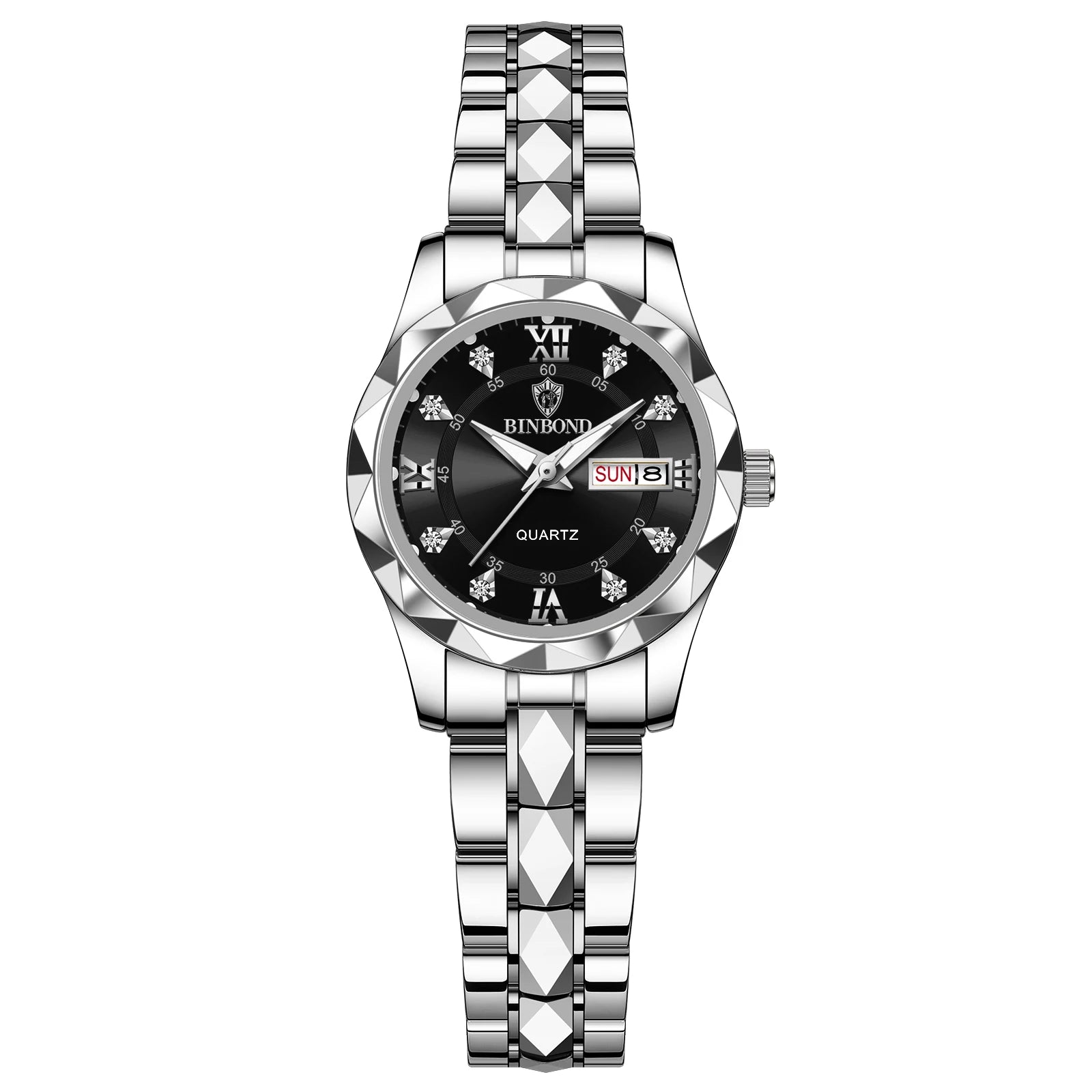 The Executive Muse: Stainless Steel Waterproof Quartz Watch for Women