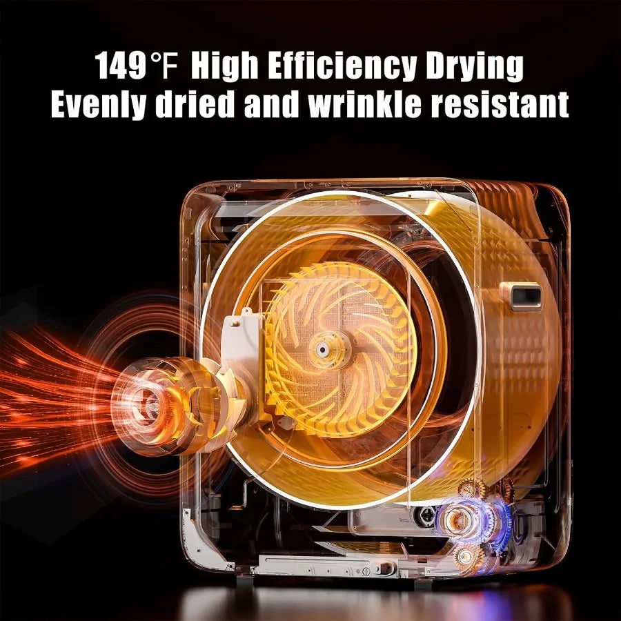 The Urban Nomad 12lb Portable Dryer: 6-Mode Smart Drying for Small Spaces