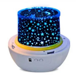DreamScape Pro: 360° Rotating Night Light with 15 Magic Themes