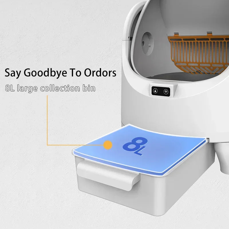 Smart Cat Toilet: App-Controlled, Self-Cleaning & Odor