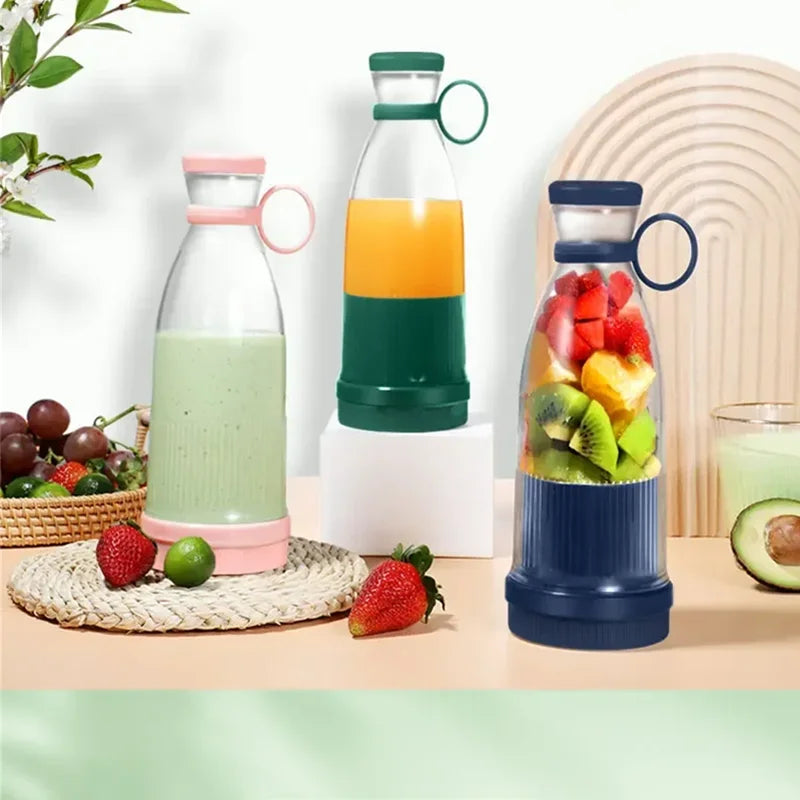 6-Blade Portable Blender: USB-C Rechargeable Personal Juicer