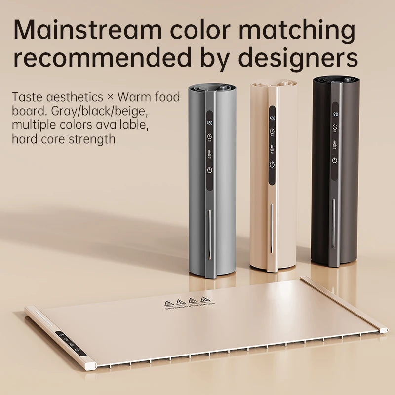 The Modern Hostess Warming Tray: Portable Fast-Heating Mat with Smart Temp Control