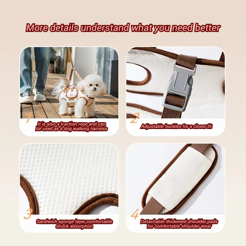 The Urban Pet Sling | Lightweight Adjustable Carrier for Cats & Small Dogs