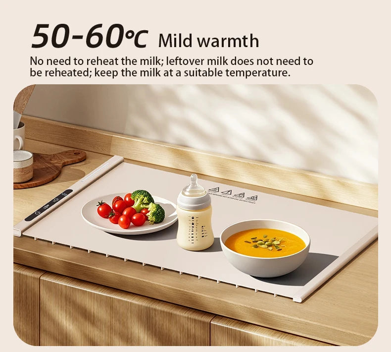 The Modern Hostess Warming Tray: Portable Fast-Heating Mat with Smart Temp Control