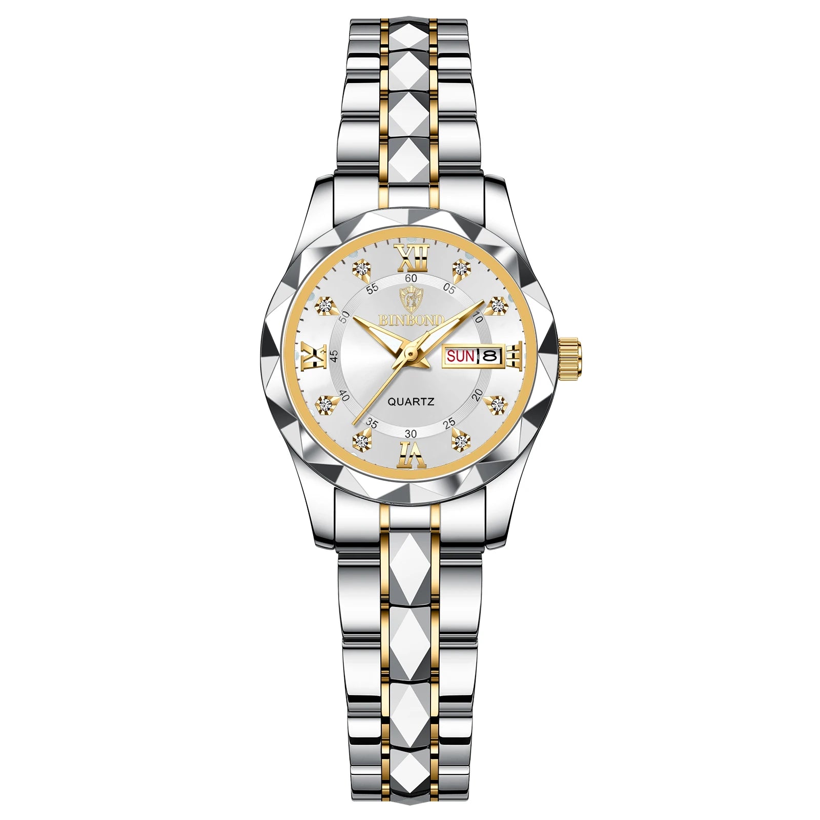 The Executive Muse: Stainless Steel Waterproof Quartz Watch for Women