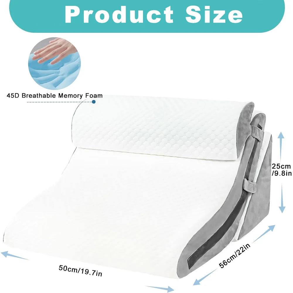 20-in-1 Orthopedic Wedge System | Modular Memory Foam Recovery Set