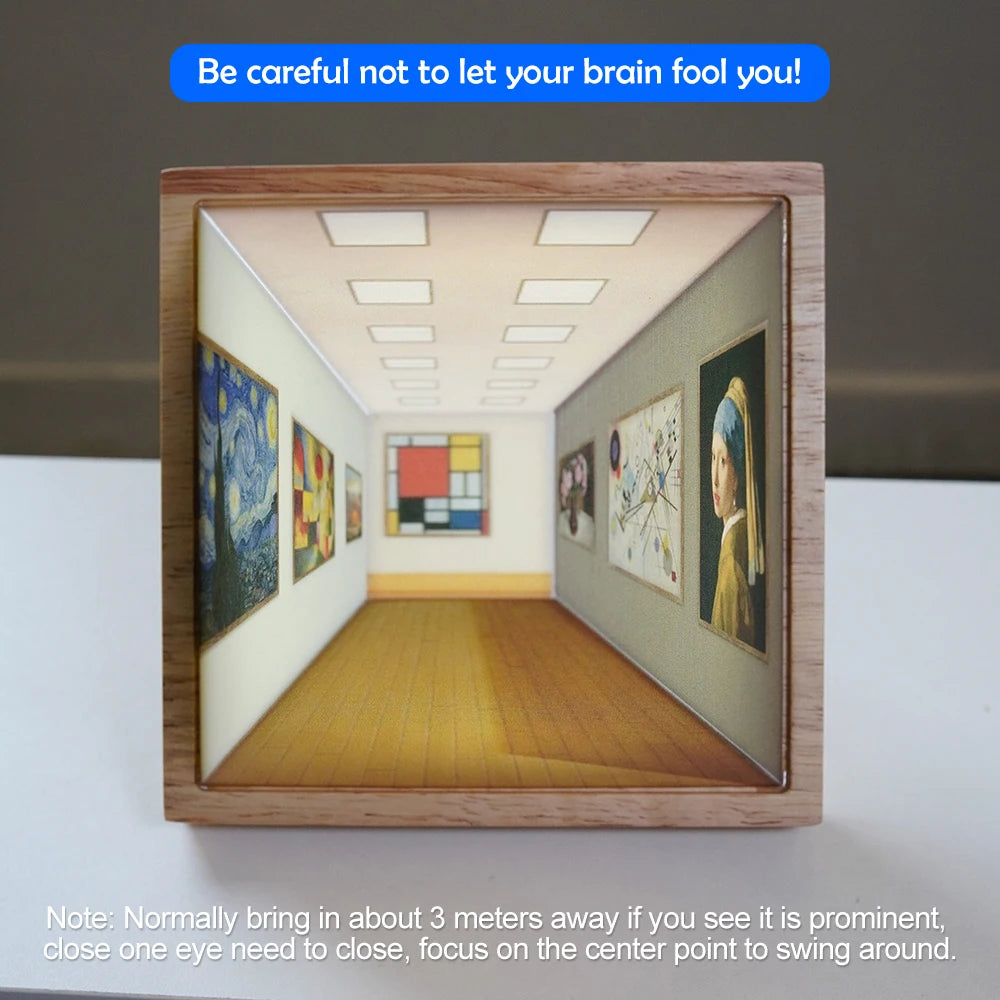 3D Visual Wall Light | Interactive Light & Shadow Art