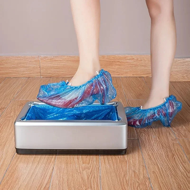 SmartStep Automatic Shoe Cover Machine: Portable & Hands-Free Protection