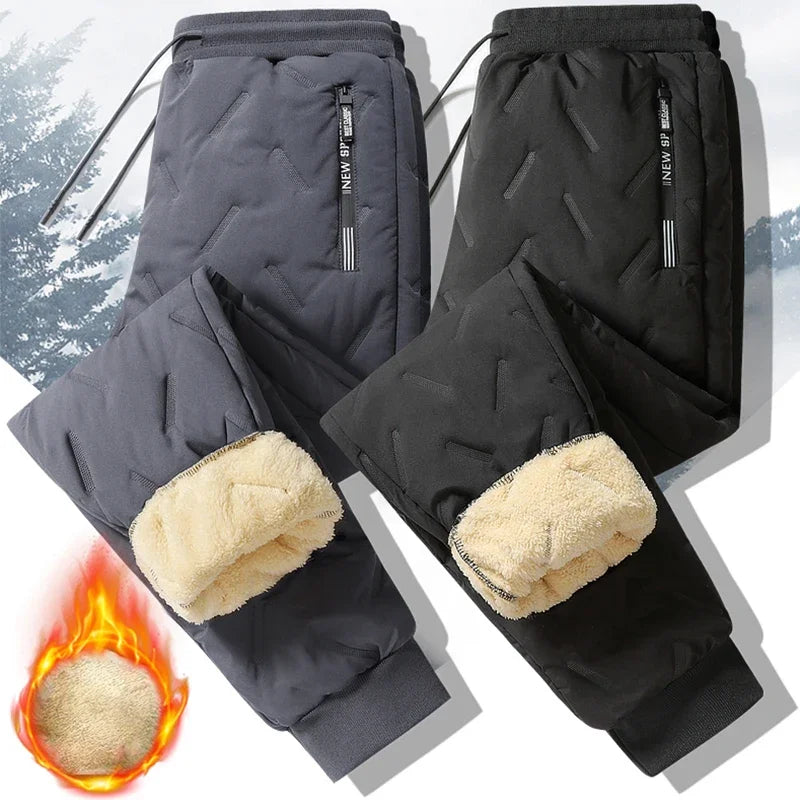 Arctic Shield Winter Sweatpants: Waterproof & Thick Fleece Lined